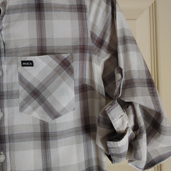 RVCA Plaid Button Down - Picture 5 of 14